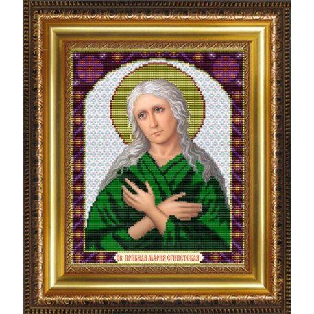 Схема на вишиванні тканини бісером ArtSolo Св. Преподобна Марія