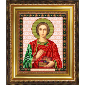 Схема на ткани для вышивания бисером ArtSolo Святой Великомученик Целитель Пантелеймон  VIA4068