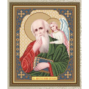 Схема на ткани для вышивания бисером ArtSolo Святой Апостол Иоанн Богослов  VIA4116