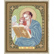Схема на ткани для вышивания бисером ArtSolo Святой Апостол евангелист Матфей  VIA4128