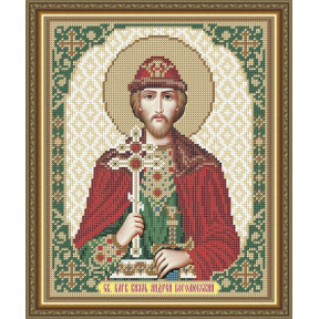 Схема на тканині для вишивання бісером ArtSolo Святий Благовірний Князь Андрій Боголюбський VIA4166