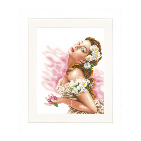 Набор для вышивания Lanarte PN-0144530 Lady of the Camellias