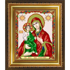Схема на ткани для вышивания бисером ArtSolo Образ Пресвятой Богородицы Троеручица  VIA4221