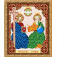 Схема тканини для вишивання бісером ArtSolo Пресвята Трійця. Отець Син і Святий Дух VIA4231