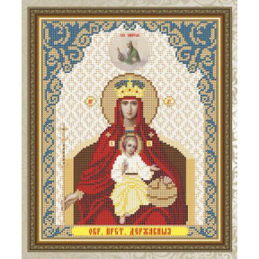 Схема на тканині для вишивання бісером ArtSolo Державна Образ Пресвятої Богородиці VIA4235