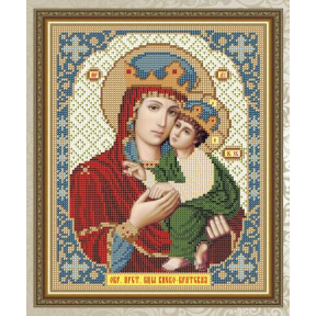Схема на ткани для вышивания бисером ArtSolo Киево-Братская Образ Пресвятой Богородицы  VIA4236