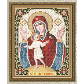 Схема на тканині для вишивання бісером ArtSolo Теребінська Образ Пресвятої Богородиці