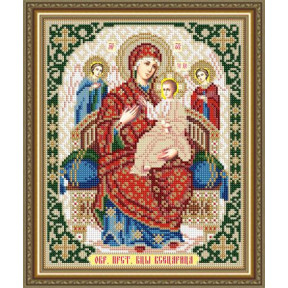Схема на вишиванні тканини бісером ArtSolo Всецариця Образ Пресвятої Богородиці VIA4269