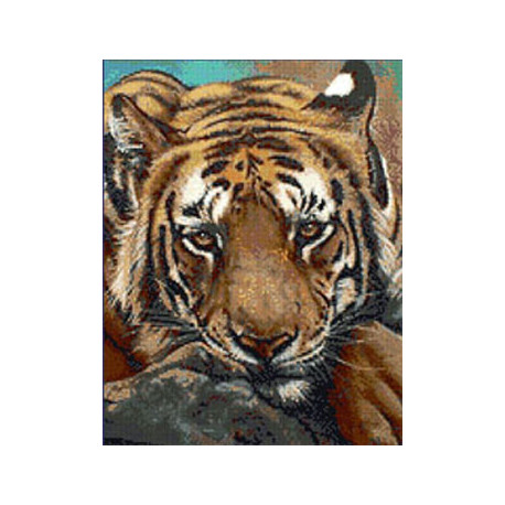 Набор для вышивания Kustom Krafts JW-005 Siberian Tiger фото