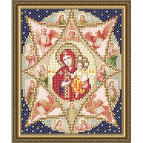 Схема на ткани для вышивания бисером ArtSolo Неопалимая купина. Образ Пресвятой Богородицы  VIA5011