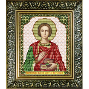 Схема на тканині для вишивання бісером ArtSolo Св. Великомученик Цілитель Пантелеймон VIA5068