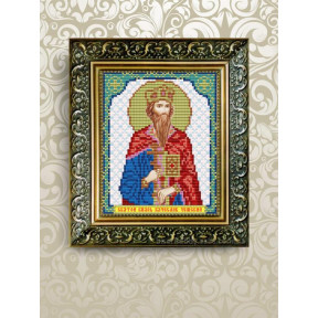 Схема на ткани для вышивания бисером ArtSolo Святой Князь Вячеслав Чешский  VIA5082