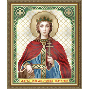 Схема на ткани для вышивания бисером ArtSolo Святая Великомученица Екатерина  VIA5159