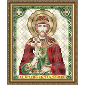 Схема на ткани для вышивания бисером ArtSolo Святой Благоверный Князь Андрей Боголюбский  VIA5166