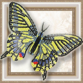 Набір для вишивання бісером метелика на прозорій основі Махао