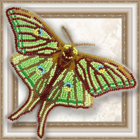 Набор для вышивки бисером бабочки на прозрачной основе Вдохновение Грельсия Изабеллы BGP-016