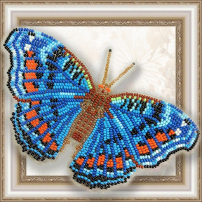 Набор для вышивки бисером бабочки на прозрачной основе Вдохновение Прецис Оавия BGP-019