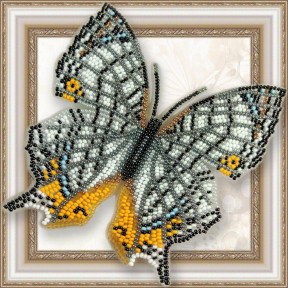 Набор для вышивки бисером бабочки на прозрачной основе Вдохновение Цирестис Нивея BGP-039