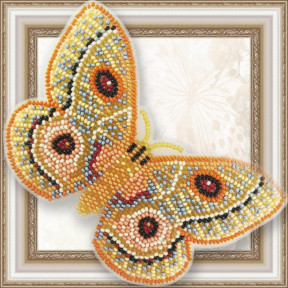 Набір для вишивання бісером метелика на прозорій основі Натхнення Бунеопсіс
