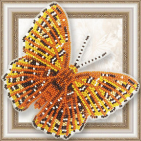 Набор для вышивки бисером бабочки на прозрачной основе Вдохновение Zemeros Flegyas BGP-077
