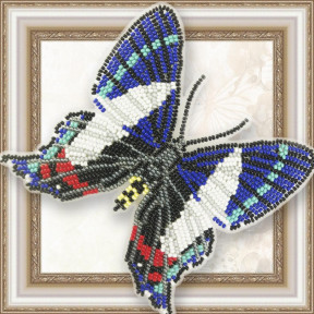 Набір для вишивання бісером метелика на прозорій основі Натхнення Анцилурис