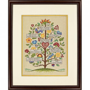 Набір для вишивання хрестиком Dimensions Vintage Family Tree Сімейне дерево (вінтажний стиль) 70-73817