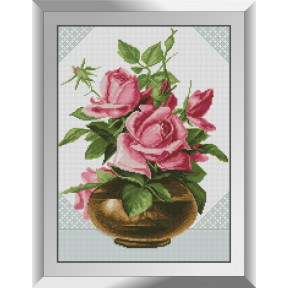 Набір алмазного живопису Dream Art Рожеві троянди 31481D
