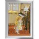 Набор алмазной живописи Dream Art Маленькая пианистка 31498D