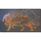 Набор для вышивки бисером Абрис Арт Золотой лев АВ-742 фото