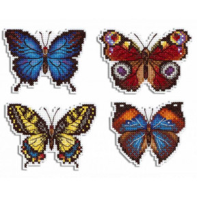 Набір для вишивання хрестиком МП Яскраві метелики Р-485