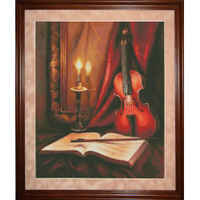 Набор для вышивки крестом Юнона 0702 Соло для скрипки фото