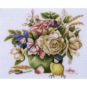 Набор для вышивания Lanarte L35071 Bouquet of Roses фото