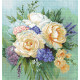 Набір для вишивання хрестиком Luca-S Букет квітів B2370 фото