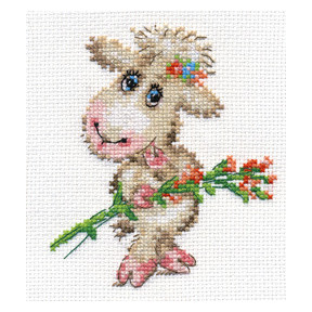 Набор для вышивки крестом Алиса 0-105 Милая овечка