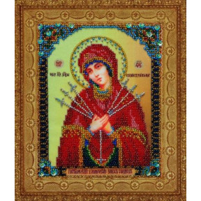 Набор для вышивания Картины Бисером Р-159 Икона Божией Матери