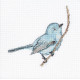 Набір для вишивання хрестиком Luca-S Співочий птах B11588 фото