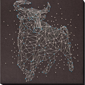 Набор для вышивки бисером  на холсте Абрис Арт Созвездие Тельца АВ-781