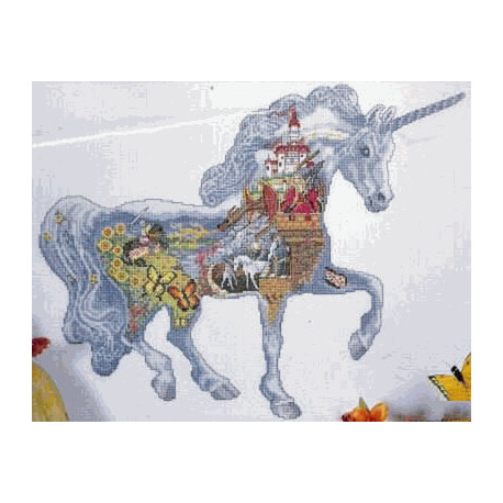 Набор для вышивания Design Works 2345 Magical Unicorn фото