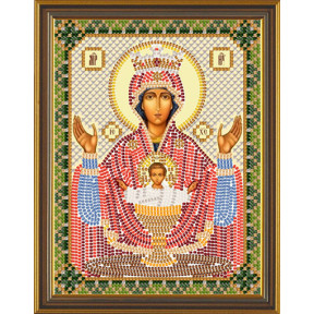 Набор для вышивания бисером Нова Слобода С-6004 Пр. Богородица Неупиваемая чаша