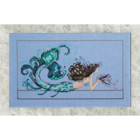 Mermaid Undine / Русалка опала Mirabilia Designs Схема для вышивания MD134