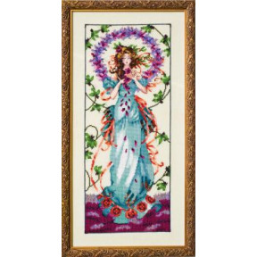 Blossom Goddess / Богиня процветания Mirabilia Designs Схема для вышивания MD146