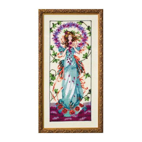 Blossom Goddess / Богиня процветания Mirabilia Designs Схема для вышивания MD146
