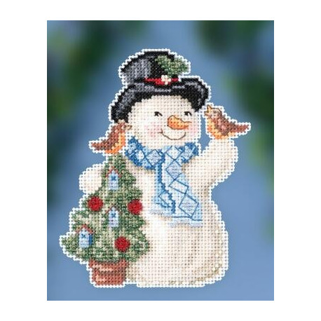 Feathered Friends Snowman / Сніговик з пернатими друзями Mill