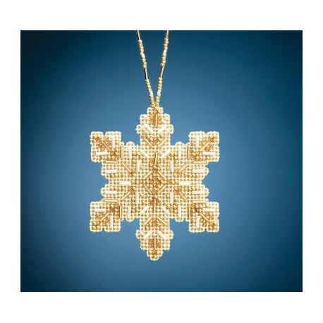 Golden Snowflake / Золотая снежинка Mill Hill Набор для вышивания крестом MH212012