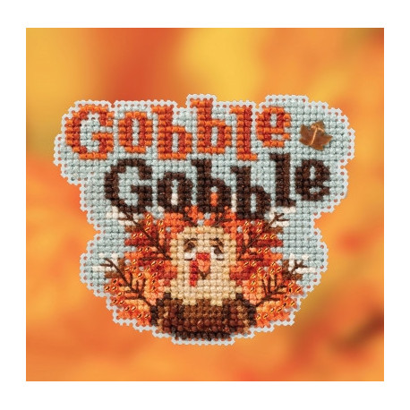 Gobble, Gobble / Грызь, грызь Mill Hill Набор для вышивания крестом MH182022