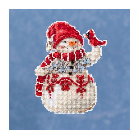 Snowman / Снеговик Mill Hill Набор для вышивания крестом JS201914