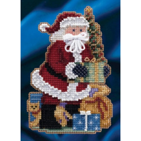 Merry Christmas Santa / Веселого Різдва Санта Mill Hill Набір для вишивання хрестиком MH204301
