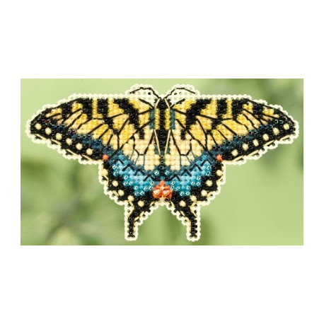 Yellow Swallowtail / Желтая бабочка Mill Hill Набор для вышивания крестом MH185104