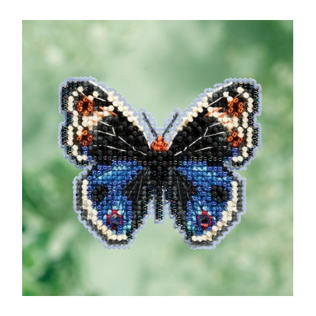 Blue Pansy Butterfly / Синій метелик Mill Hill Набір для