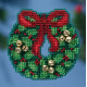 Jingle Bell Wreath / Вінок Джингл Беллс Mill Hill Набір для вишивання хрестиком MH181632